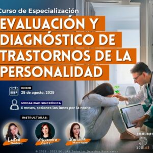 CURSO DE ESPECIALIZACIÓN EVALUACIÓN Y DIAGNÓSTICO DE TRASTORNOS DE LA PERSONALIDAD