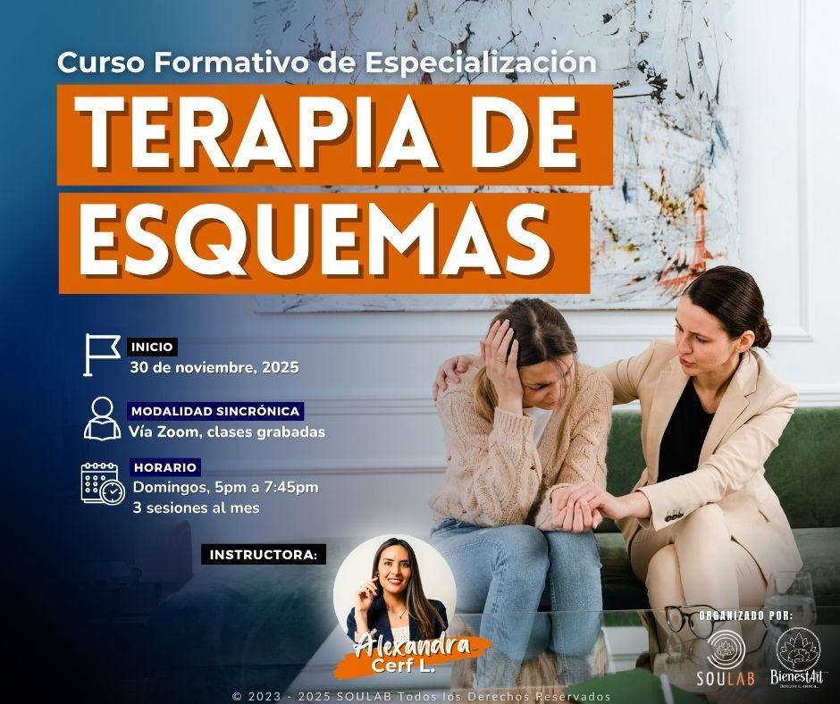 Curso Formativo de Especialización De Terapia de Esquemas