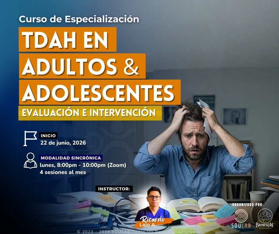Curso de Especialización en TDAH en Adultos y Adolescentes