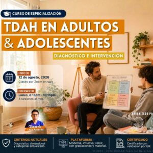 Curso de Especialización en TDAH en Adultos y Adolescentes