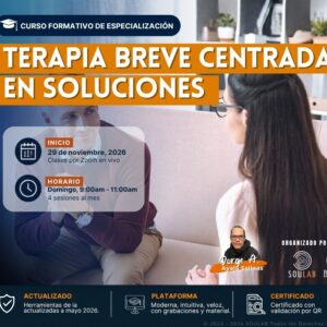 Curso Formativo de Especialización en Terapia Breve Centrada en Soluciones
